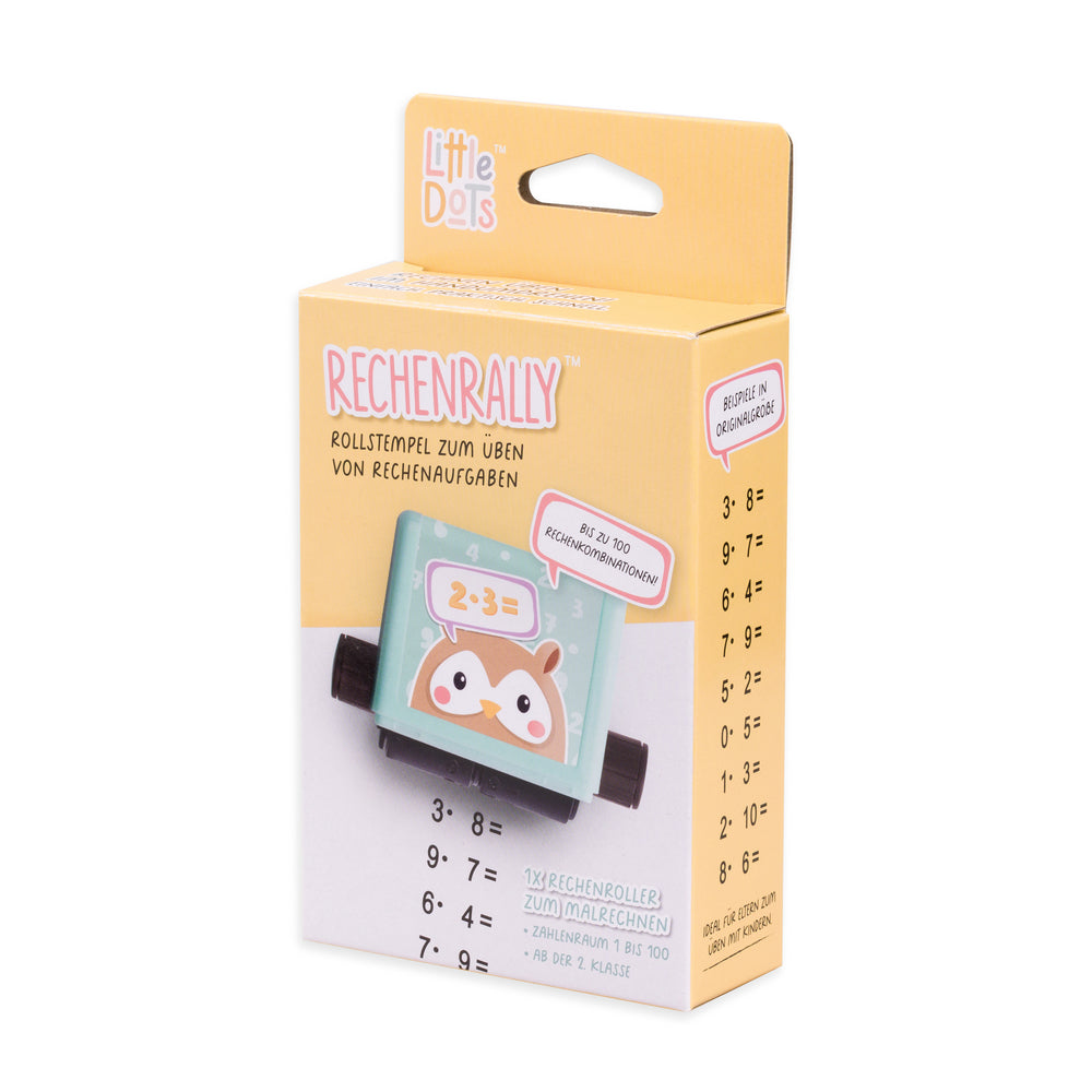 Rollstempel Rechenrally zum Malrechnen ab Klasse 2