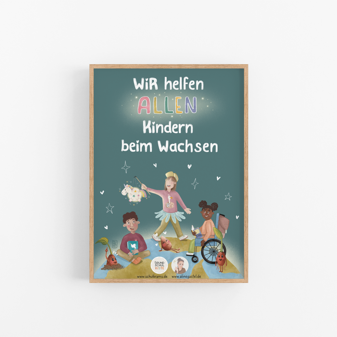 Poster "Wir helfen allen Kindern beim Wachsen." DOWNLOAD