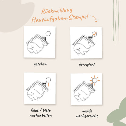 Stempel Koala - Haus mit Kreis