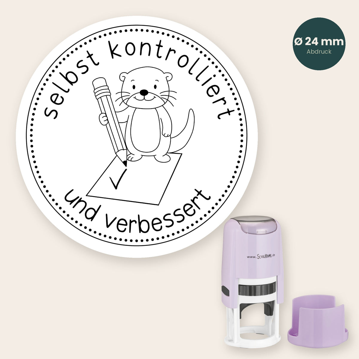 Stempel Otter - selbst kontrolliert und verbessert