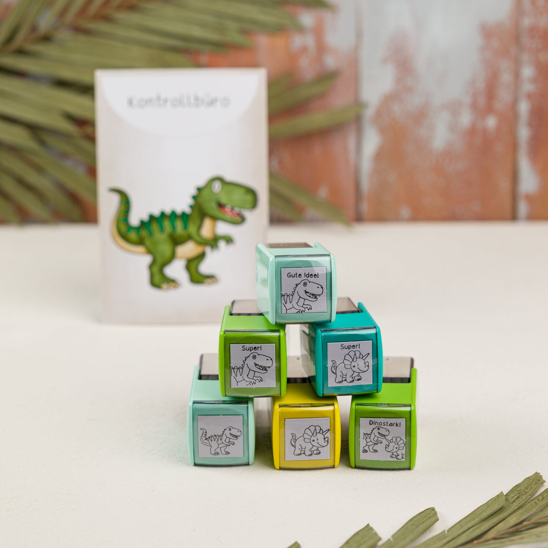 Stempel  Dinosaurier - Schulstempel 20x20mm