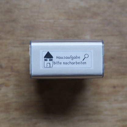 Stempel Rückmeldung Hausaufgaben  - &quot;Hausaufgabe bitte nacharbeiten&quot; (Stempel 02)