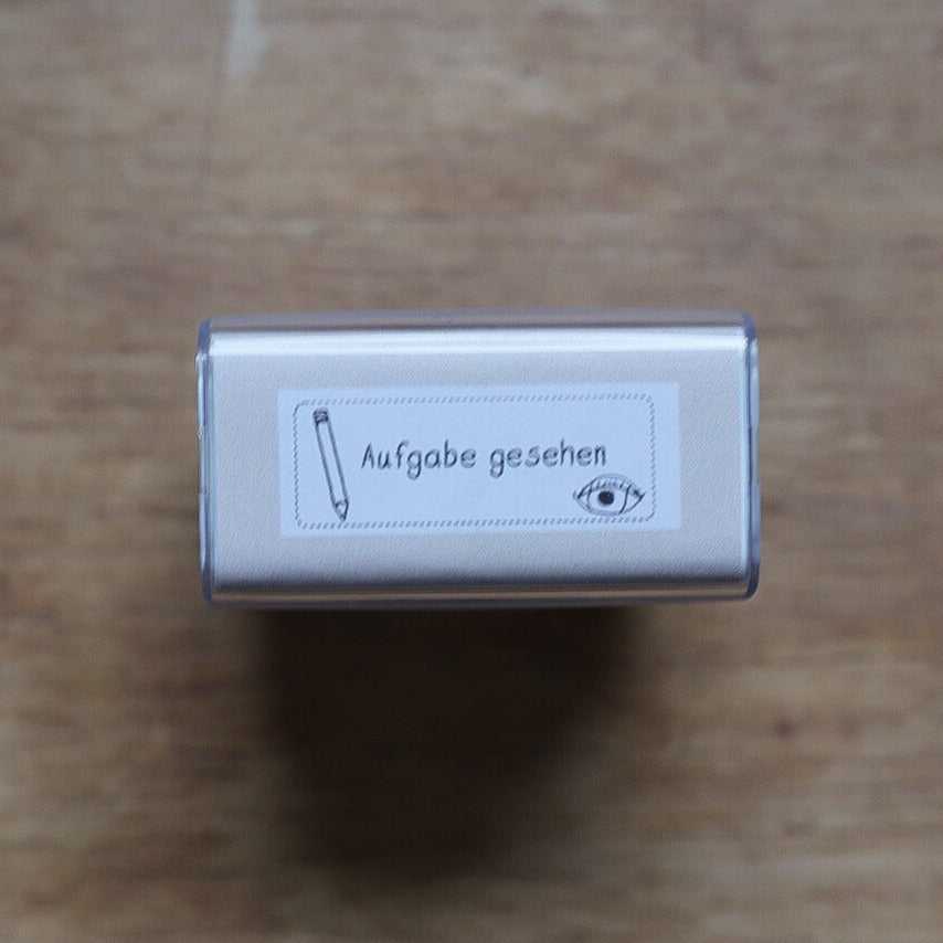 Stempel Rückmeldung Aufgaben - 'Aufgabe gesehen' (Stempel 04)