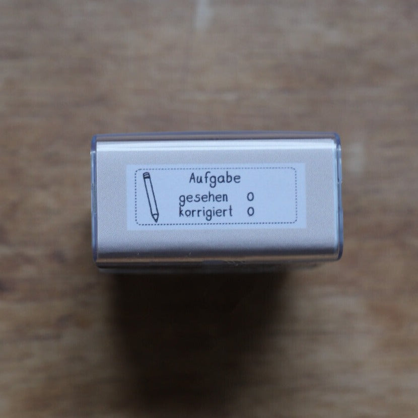 Stempel Rückmeldung Aufgaben - 'Aufgabe gesehen/ korrigiert' (Stempel 06)