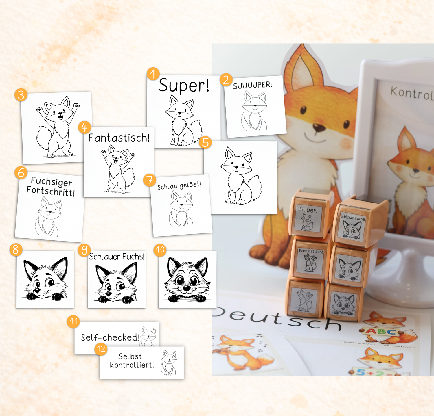 Stempel Fuchs - Schulstempel