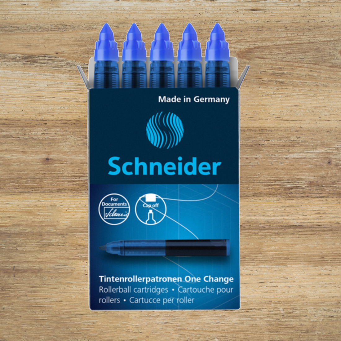 Tintenrollerpatronen One Change 5er Schachtel - blau