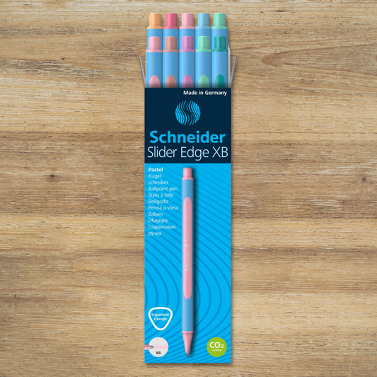 Kugelschreiber Slider Edge XB 10er Schachtel - pastell