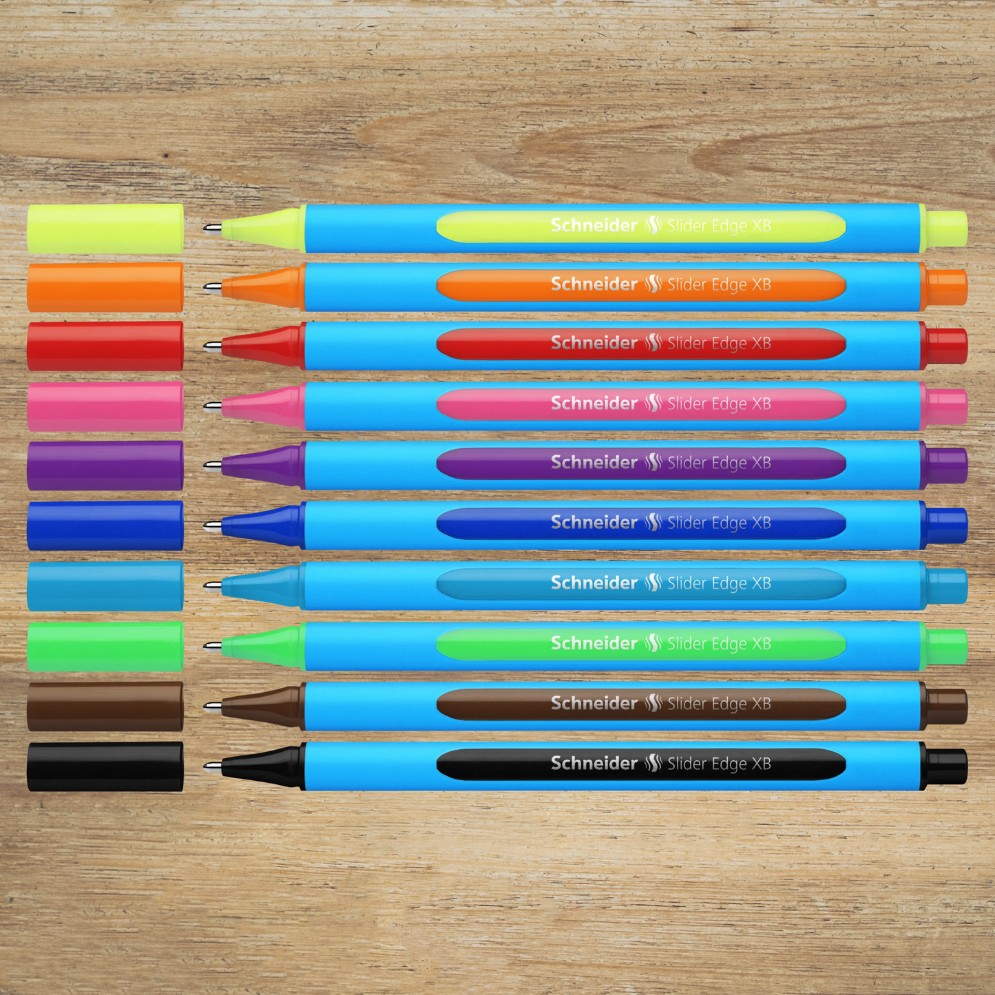 Kugelschreiber Slider Edge XB 10er Etui - farbig