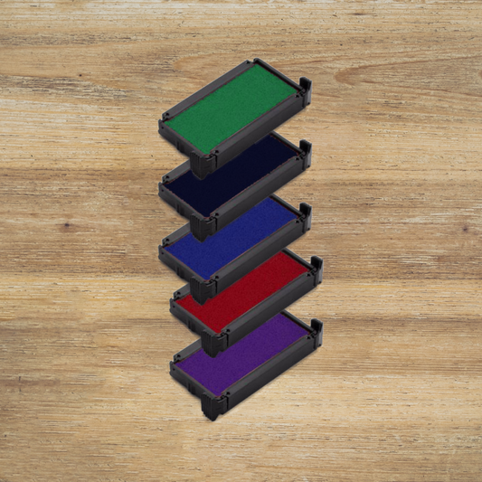 Stempelkissen Trodat Printy 4911 - grün, schwarz, blau, rot, lila