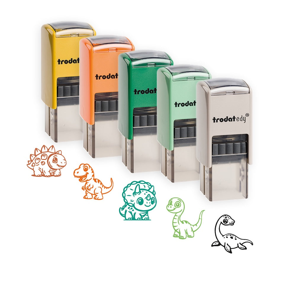 Stempel Dino - Schulstempel 20x20mm