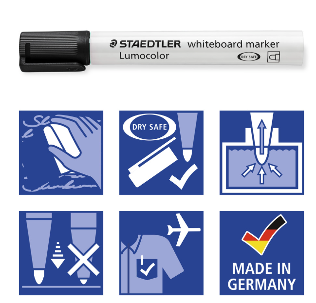 STAEDTLER Lumocolor Whiteboard-Marker 351, 10er Pack