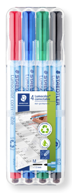 Folienstift wasserlöslich mit Filzradierer