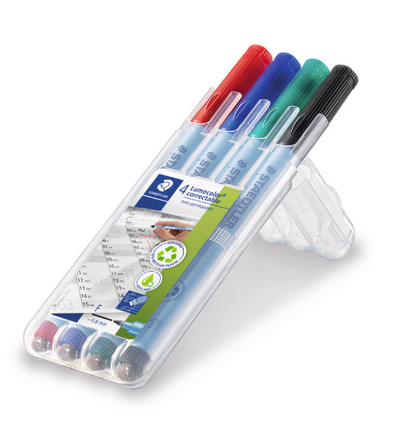 Folienstift wasserlöslich mit Filzradierer