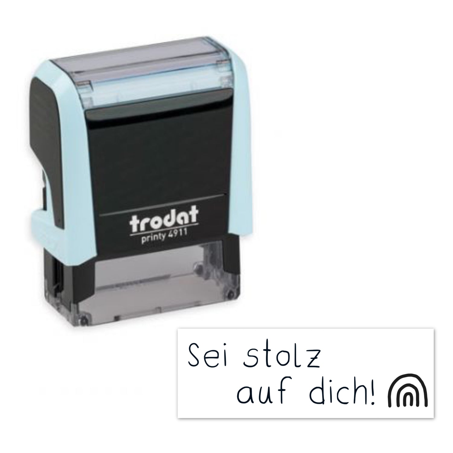 Stempelbaukasten - Ein Stempel nach deinen Wünschen (Modell 4911 - Abdruckfläche 37 x 14mm)