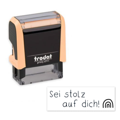 Stempelbaukasten - Ein Stempel nach deinen Wünschen (Modell 4911 - Abdruckfläche 37 x 14mm)