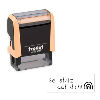 Stempelbaukasten - Ein Stempel nach deinen Wünschen (Modell 4911 - Abdruckfläche 37 x 14mm)