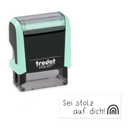 Stempelbaukasten - Ein Stempel nach deinen Wünschen (Modell 4911 - Abdruckfläche 37 x 14mm)