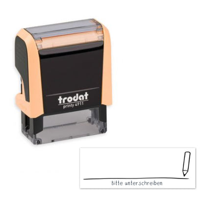 Stempelbaukasten - Ein Stempel nach deinen Wünschen (Modell 4911 - Abdruckfläche 37 x 14mm)