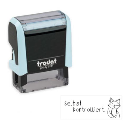 Stempelbaukasten - Ein Stempel nach deinen Wünschen (Modell 4911 - Abdruckfläche 37 x 14mm)