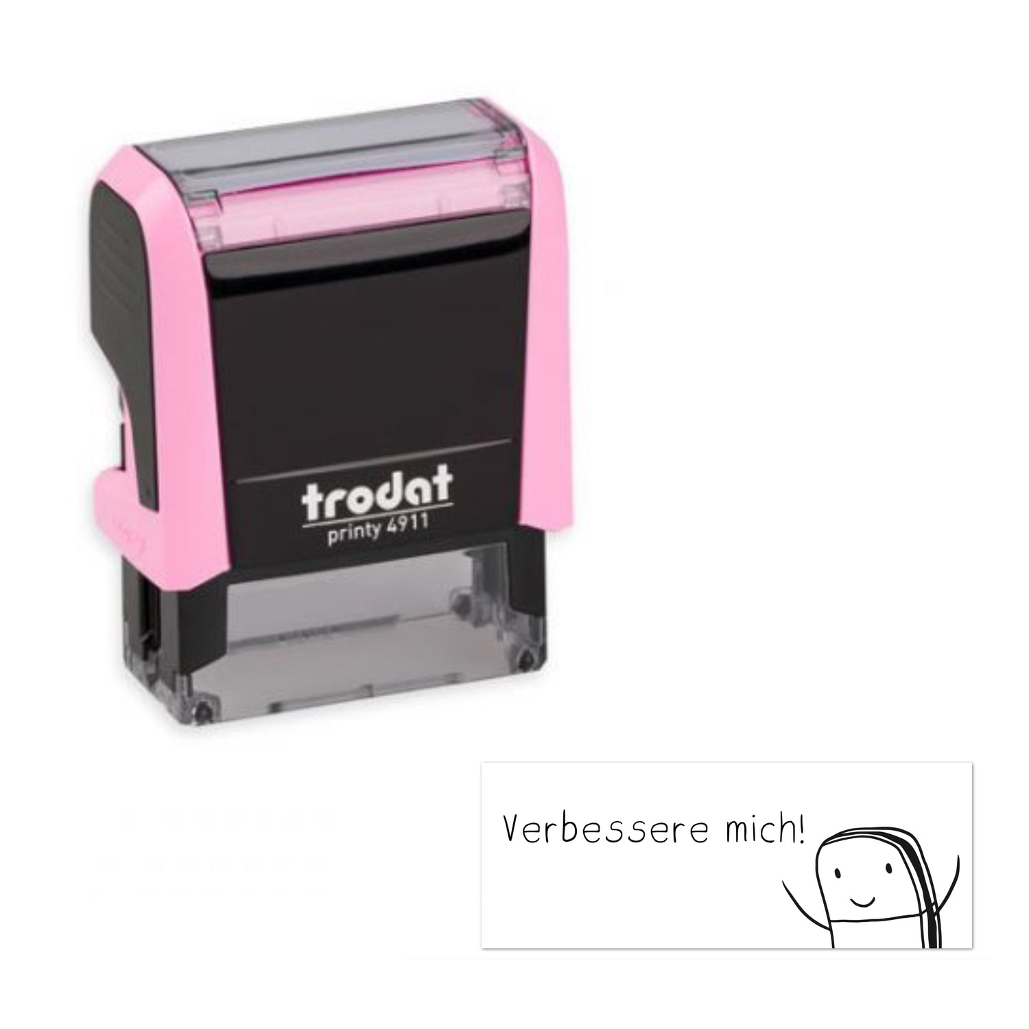Stempelbaukasten - Ein Stempel nach deinen Wünschen (Modell 4911 - Abdruckfläche 37 x 14mm)
